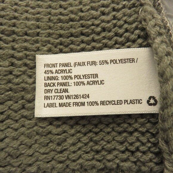 Xhilaration Gray Faux Fur Vest............625 - Picture 6 of 7